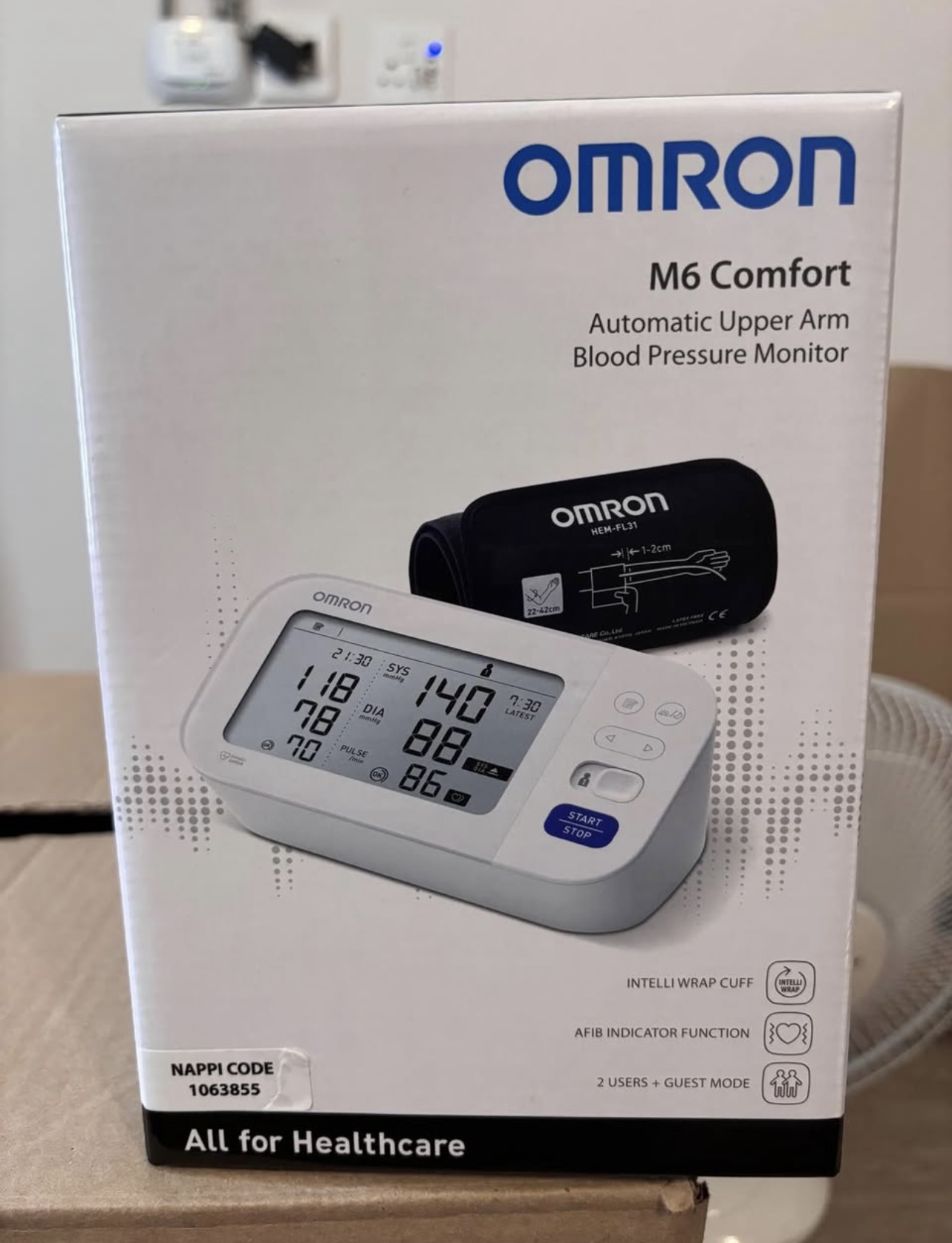 Omron M6 comfort BP monitor