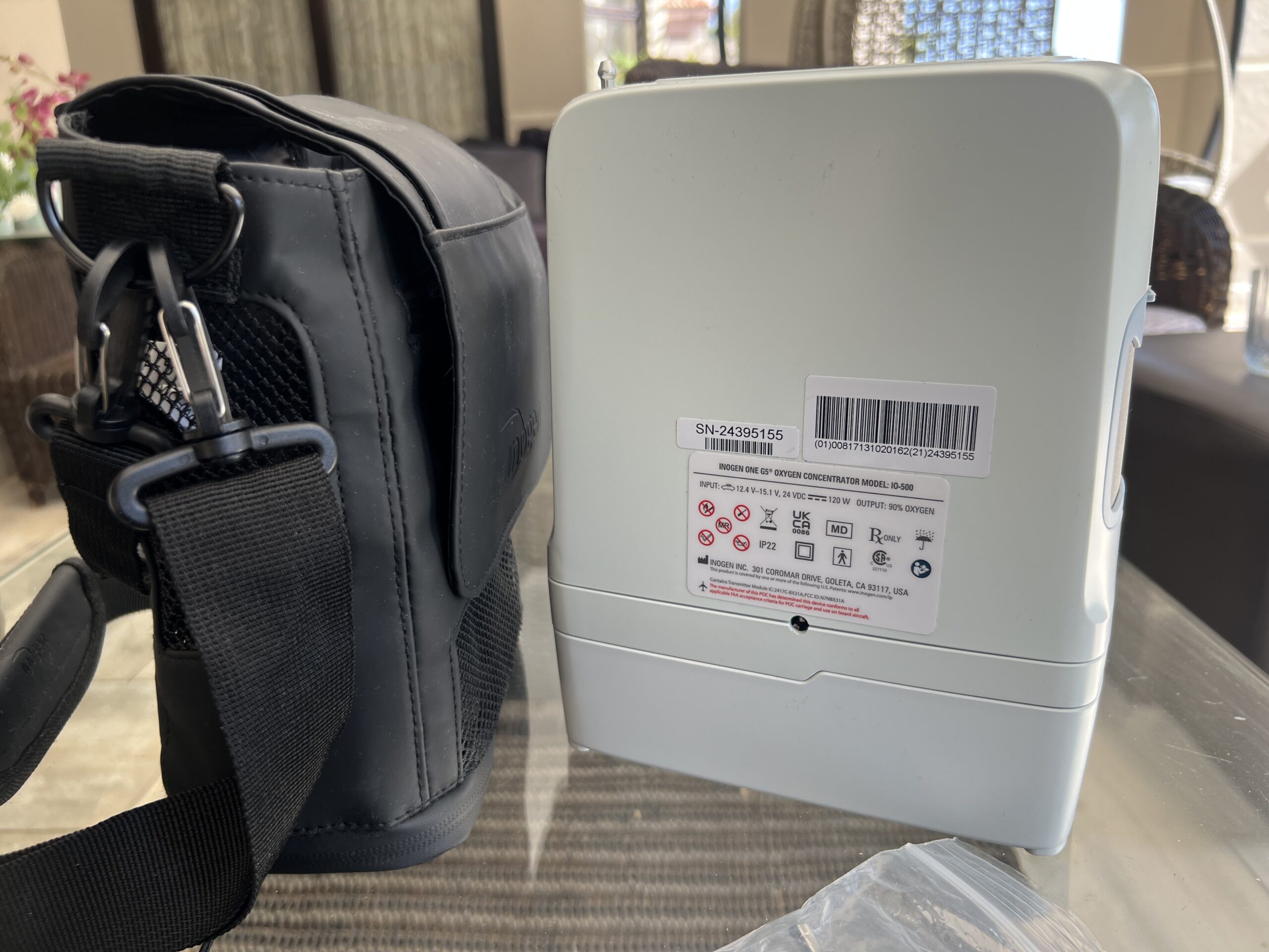 Inogen One G5 portable oxygen concentrator