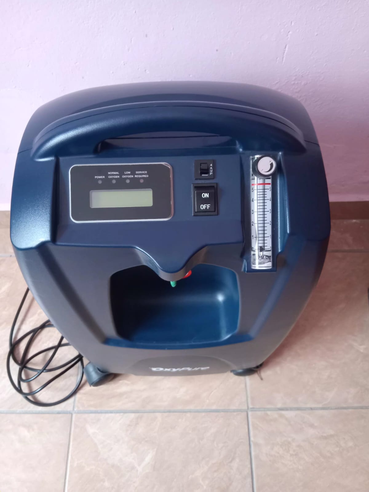 OxyPure 5L Oxygen Concentrator – Almost New (used for only 3 Months)