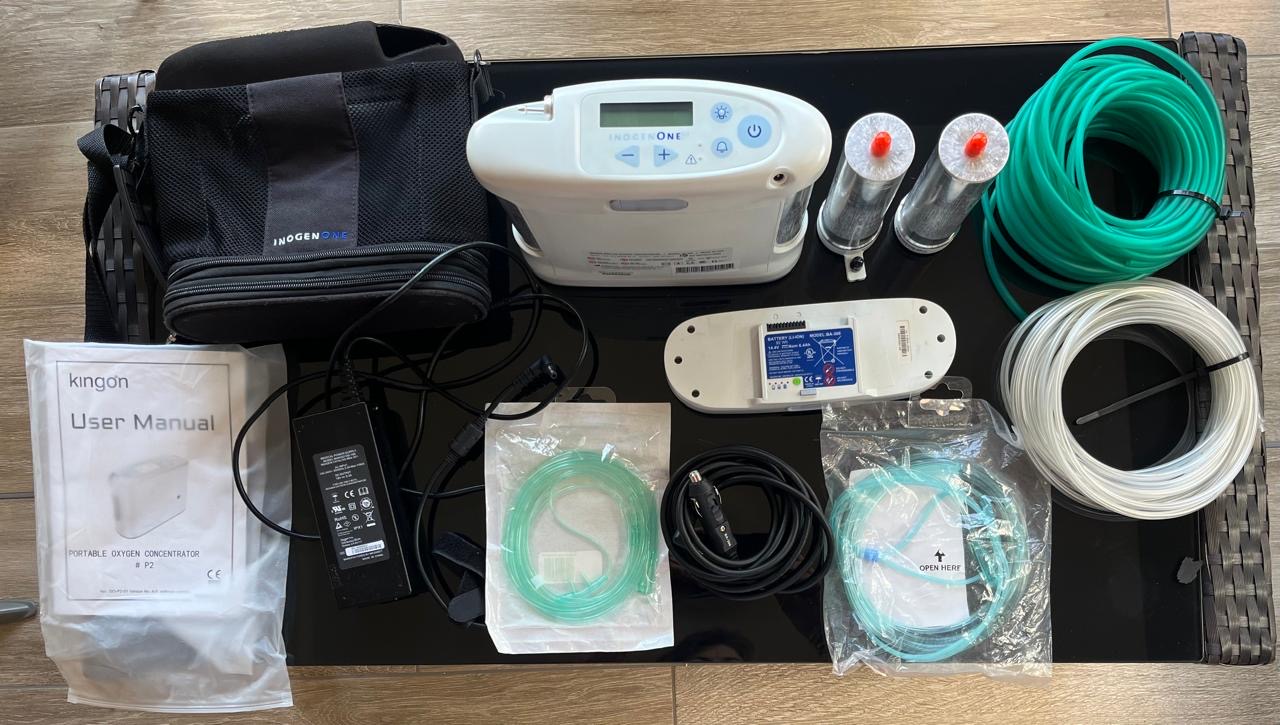 Mobile oxygen machine