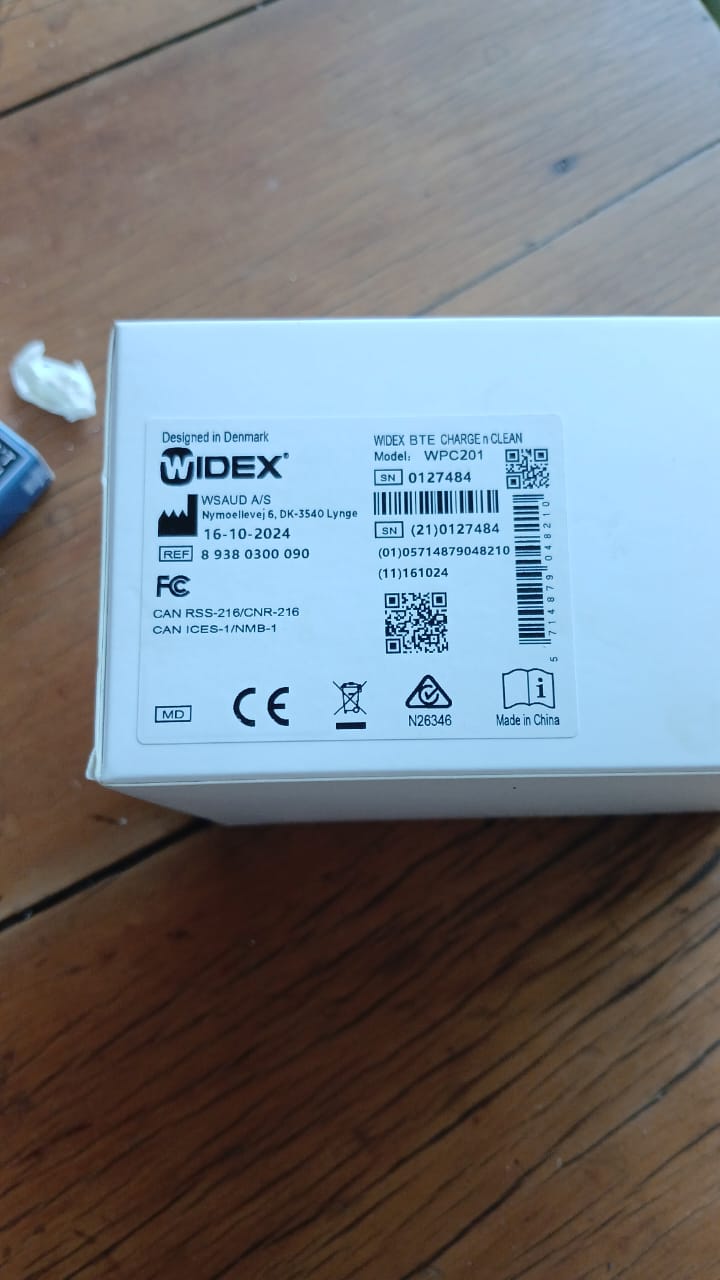 WIDEX BTE Charge n Clean