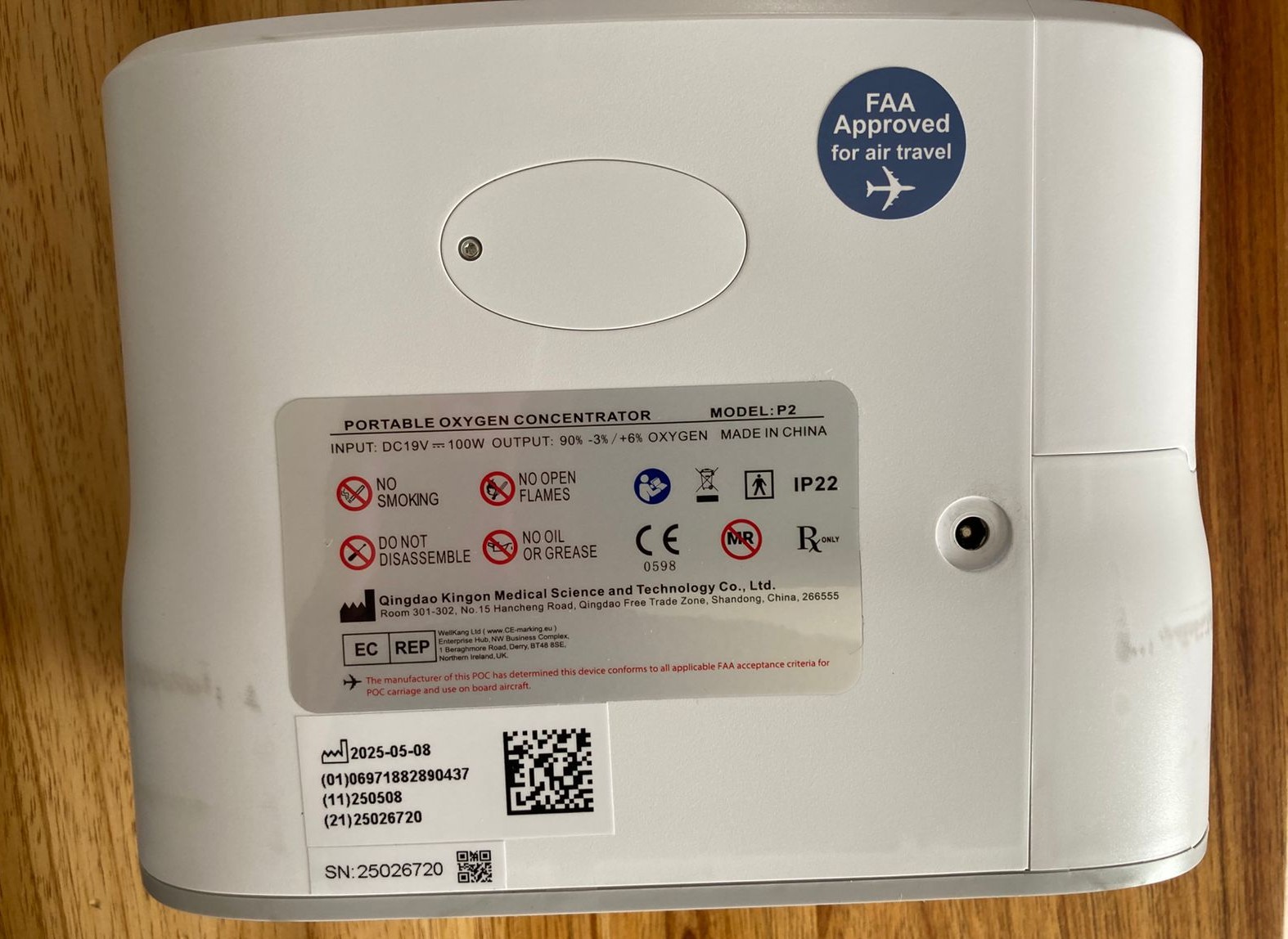 Kingon2 Portable Oxygen Machine