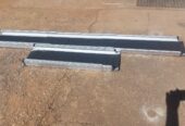 Auminium extendable wheelchair ramps.