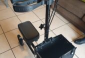 Knee Walker with Brake & Storage Basket Mobility Walking Aid – Black