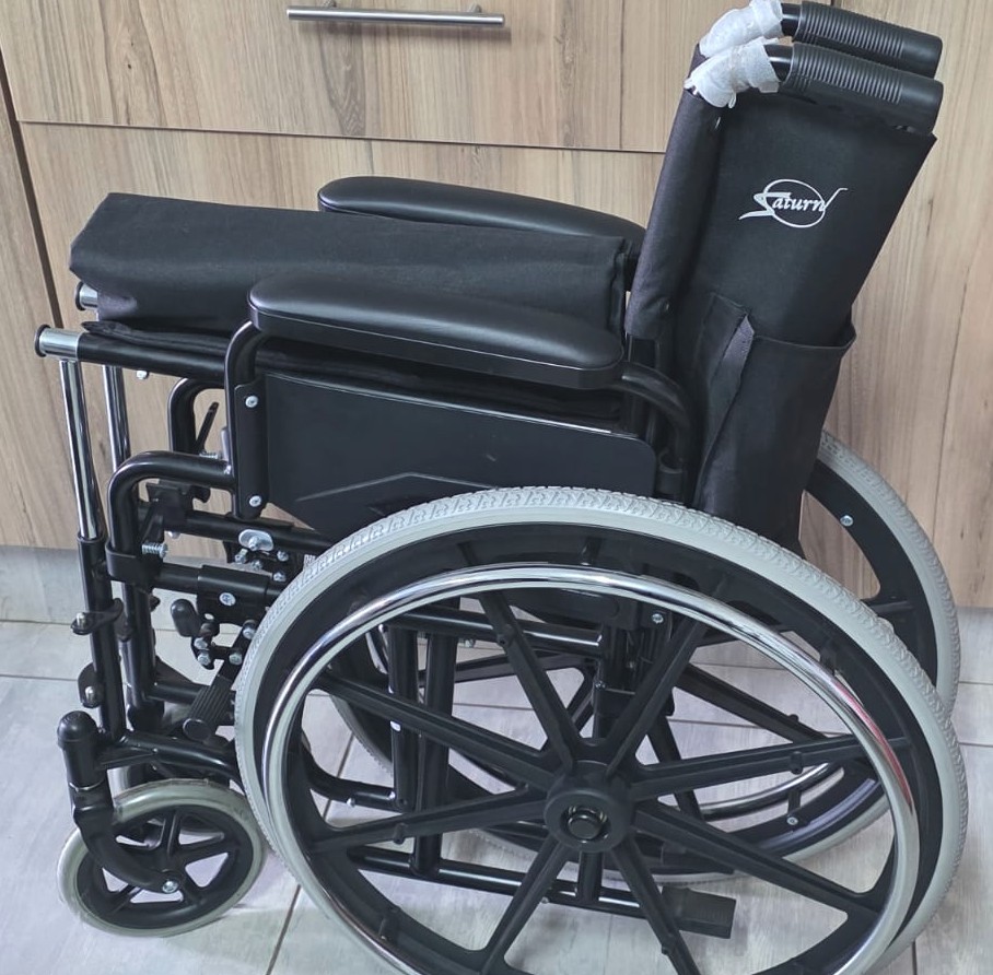 Wheelchair – Heavy Duty with Padded Cushion
