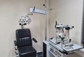 Optometry test room equipment for sale + display cabinet
