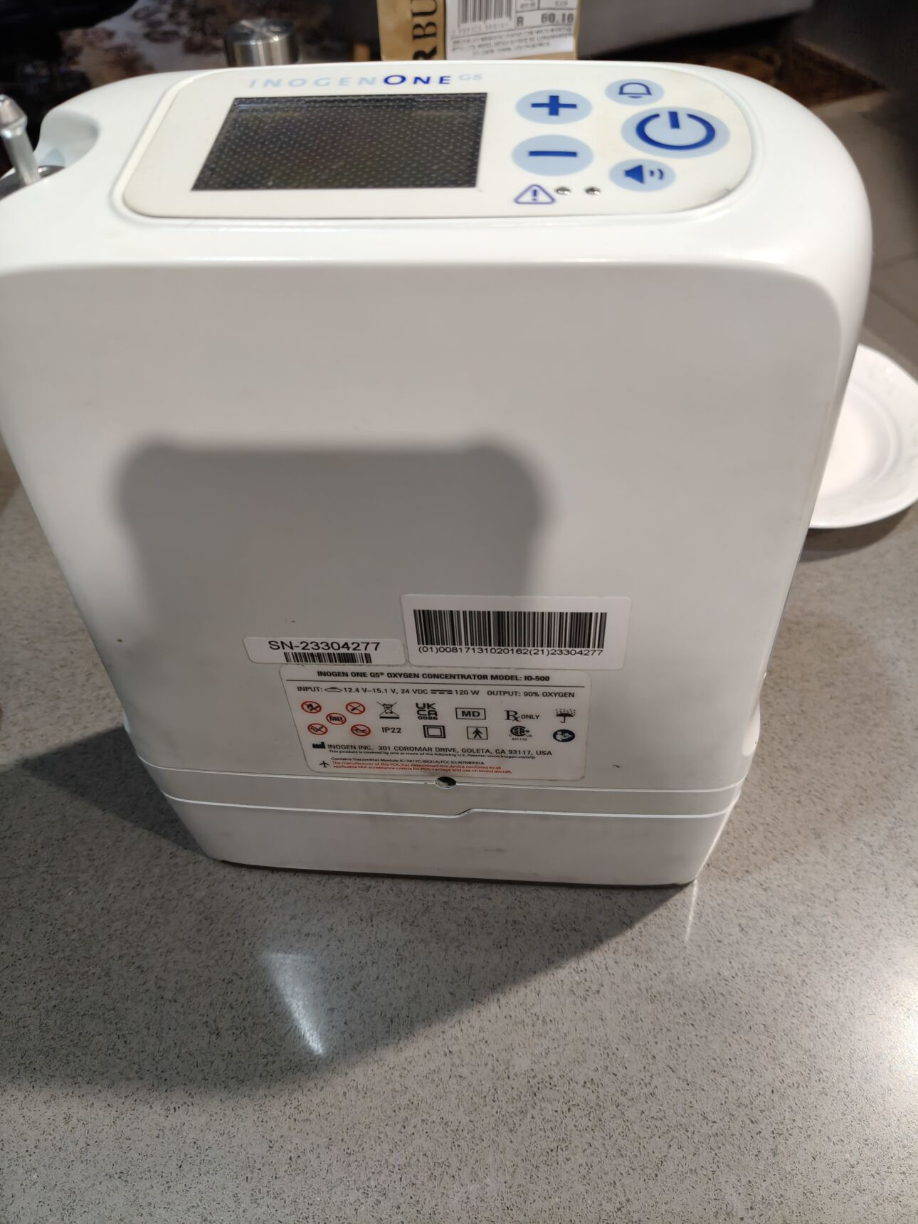 Portable Oxygen concentrator