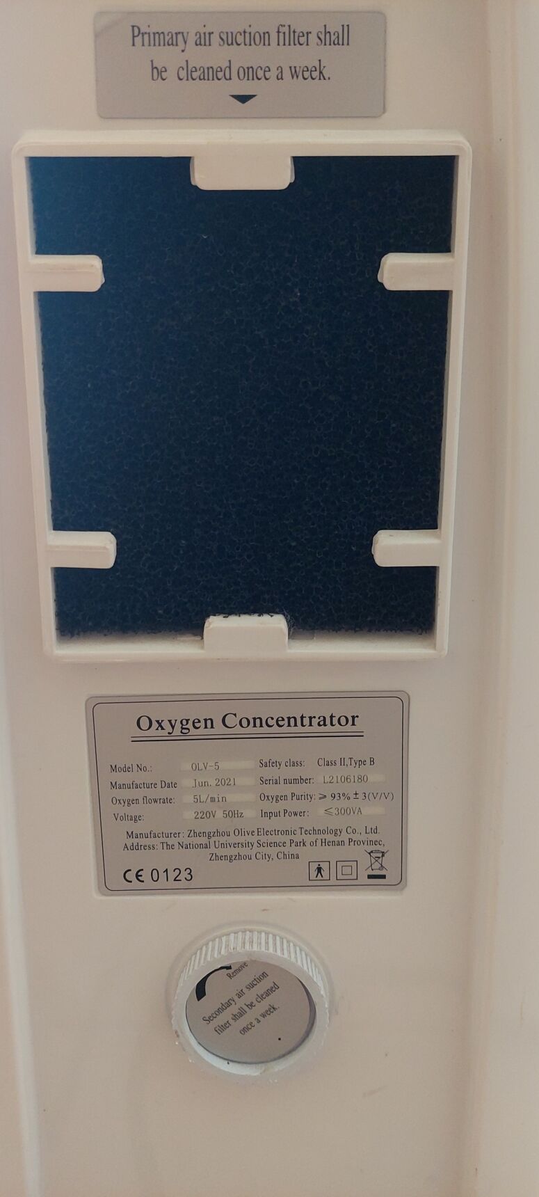 Olive OLV-5 5L Oxygen Concentrator
