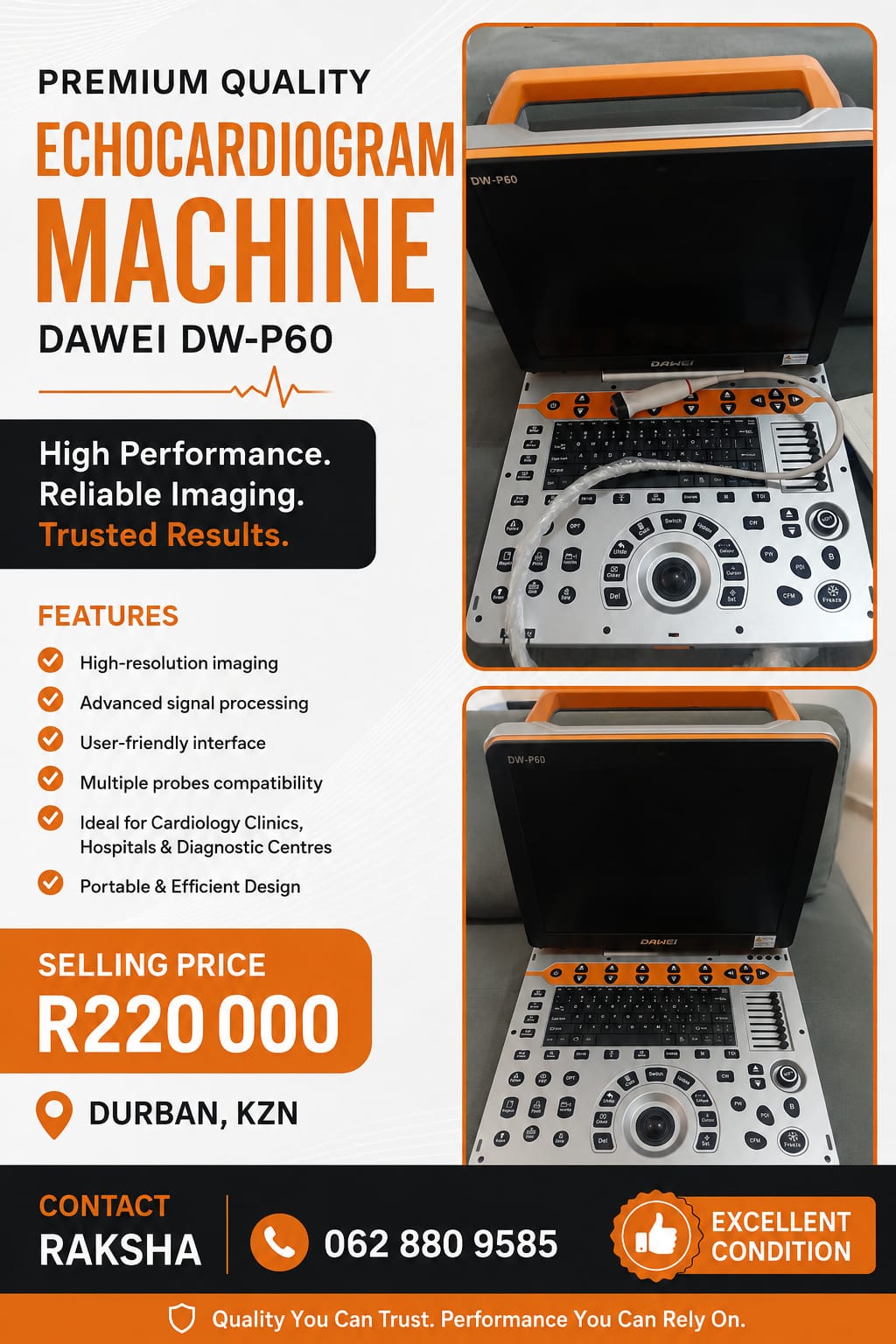 Echocardiogram machine
