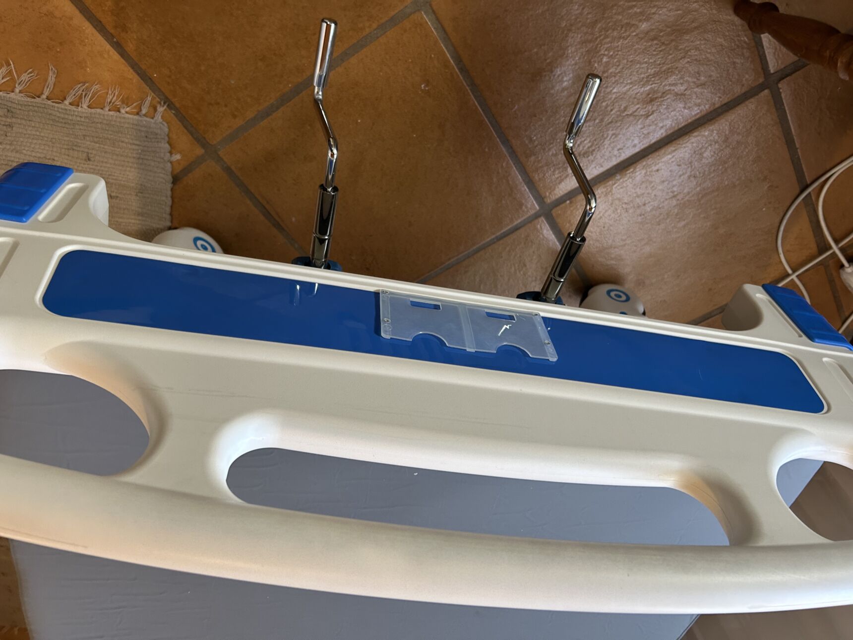 Two crank hospital bed with waterproof mattress