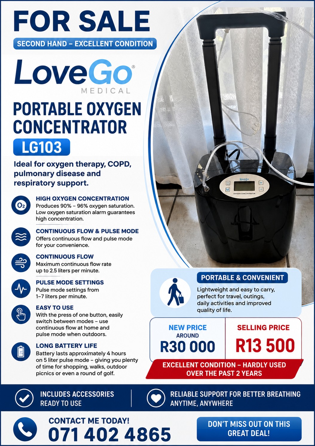 Portable Oxygen Machine